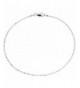 Sterling Silver Faceted Pallini Necklace