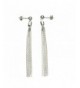 Sterling Silver Multi Strand Diamond Cut Earrings