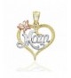 Inside Heart Charm Solid Mothers