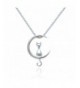 Sterling Silver Charms Pendant Necklace