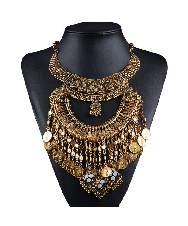 Lanue Vintage Statement Necklace Festival