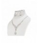 Glitzy Crystal Rhinestone Necklace Earring