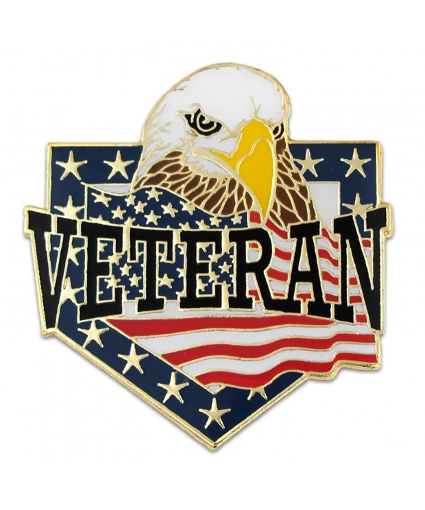 PinMarts Veteran American Patriotic Enamel