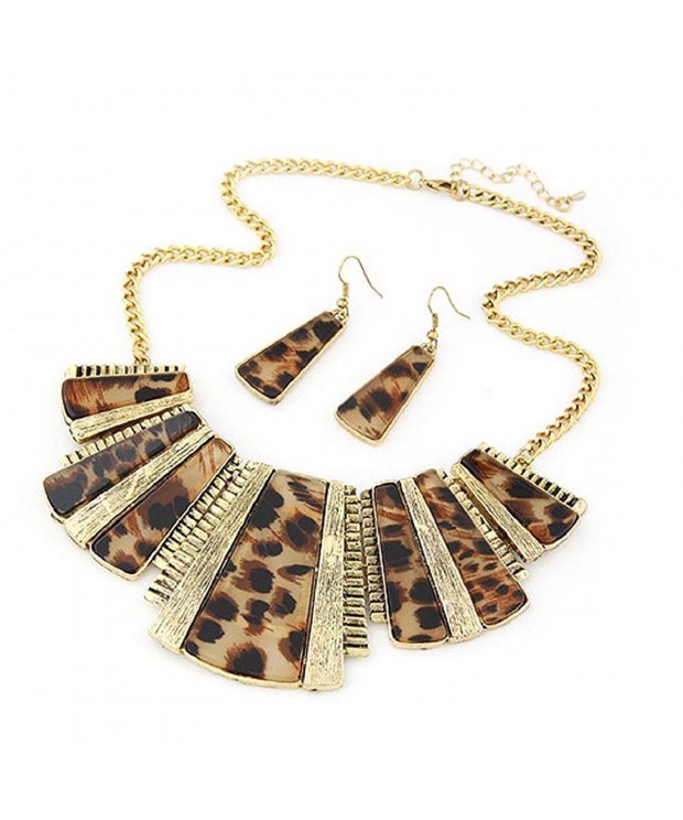 LUNIWEI Womens Bohemia Leopard Necklace