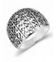 Sterling Silver Vintage Filigree Scroll