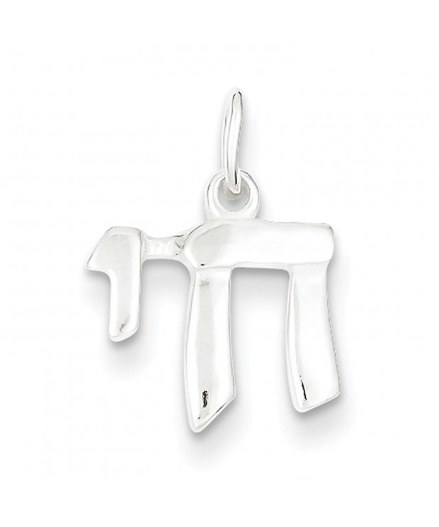 Sterling Silver Chai Life Charm