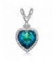 LadyColour Valentines Necklace Swarovski Girlfriend