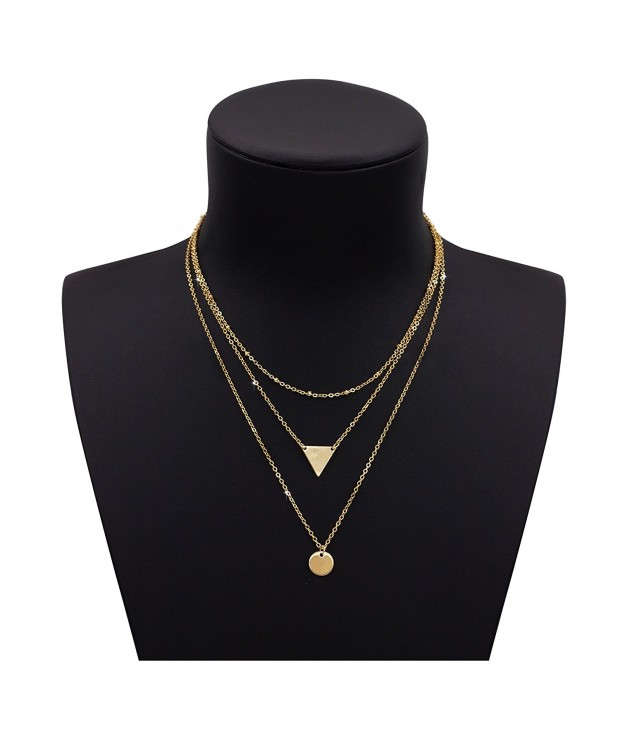 Gudukt Triangle Necklace Pendant Treble