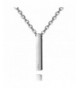 Sterling Vertical Pendant Fashion Necklace