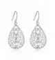 Highly Polished Sterling Filigree Earrings