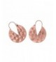 cookie shaped RetroAlloy Earrings HIYOU Home copper