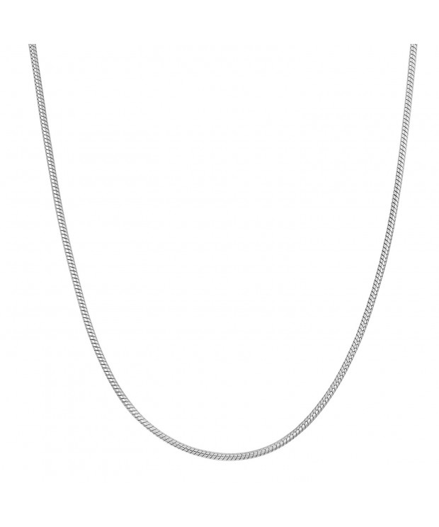 Sterling Silver Round Snake Chain