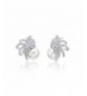 MIYUMIRO Womens Dancing Pearl Earrings