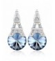 PLATO Earrings Swarovski Crystals Fashion