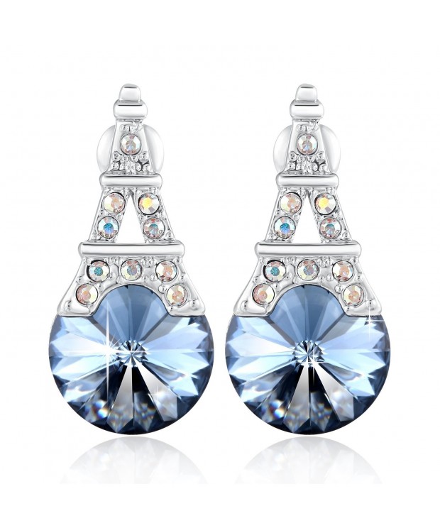 PLATO Earrings Swarovski Crystals Fashion