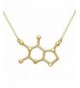 Caffeine Molecule Alike Cast Necklace