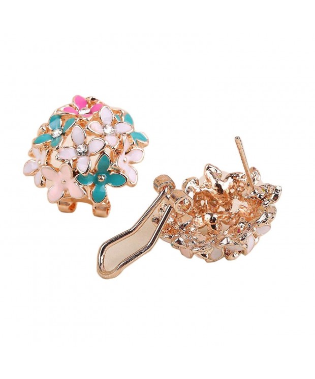 Susenstone Fashion Rhinestone Earrings Colorful