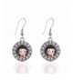 Circle Earrings French Crystal Rhinestones