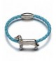 REAMOR Stainless Dachshund Braided Bracelets