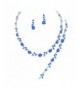 Affordable Cornflower Bridesmaid Necklace Bracelet