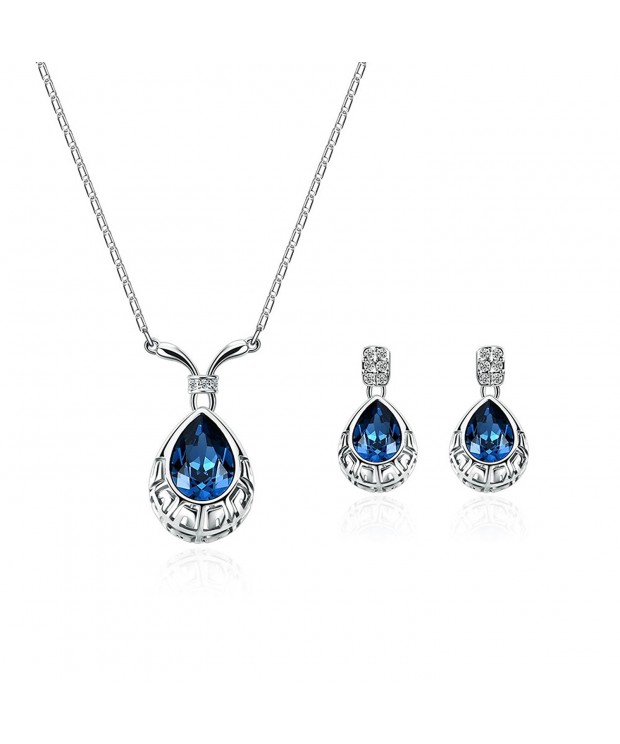 Yonteia Jewelry Waterdrop Necklace Earrings