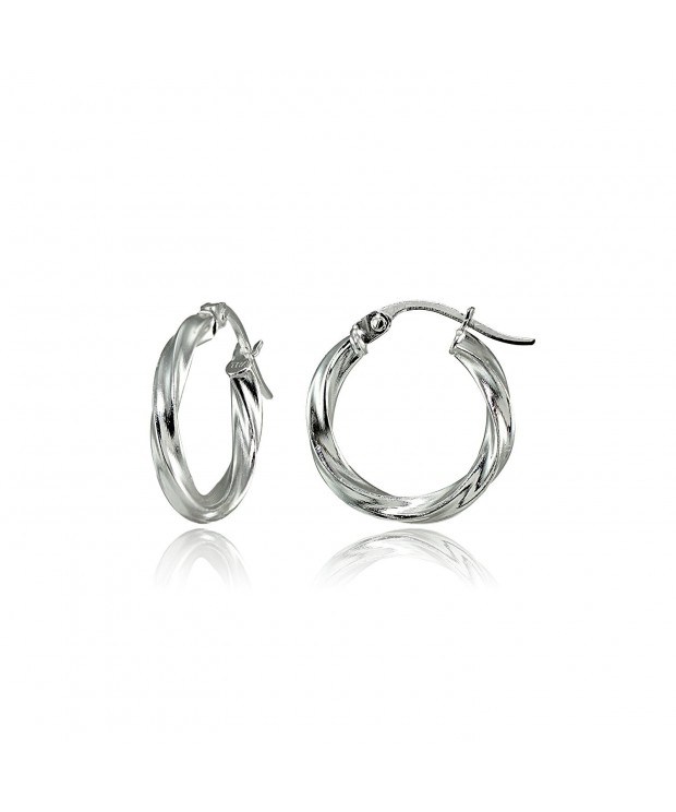 Hoops Loops Sterling Silver Earrings