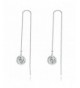 Zirconia LicLiz Threader Earrings Sparkling