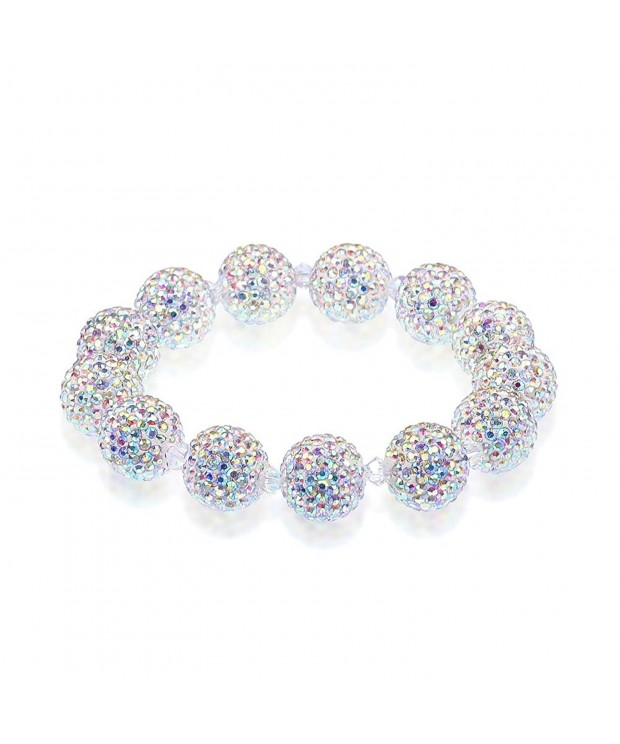 Designer Swarovski Crystal Shamballa Bracelet