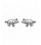 Sterling Silver Curly Tailed Earrings