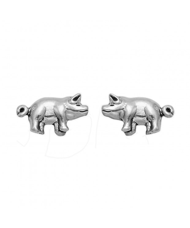 Sterling Silver Curly Tailed Earrings