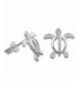 Sterling Silver Small Turtle Earrings