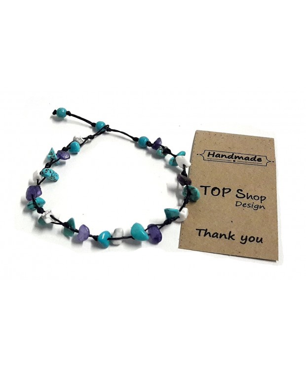 Turquoise Anklet Bracelet Beautiful cm Handmade