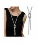 Z Jeris Trendy Crystal Pendant Necklace