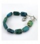 Chrysocolla Bracelet silver Toggle B13010154b