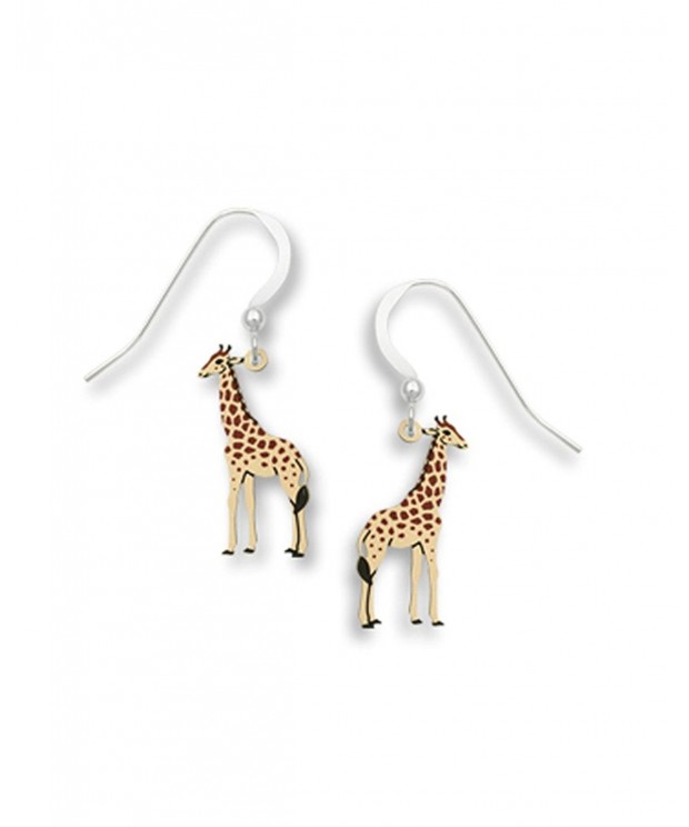 Painted Giraffe Earrings Sienna Sky