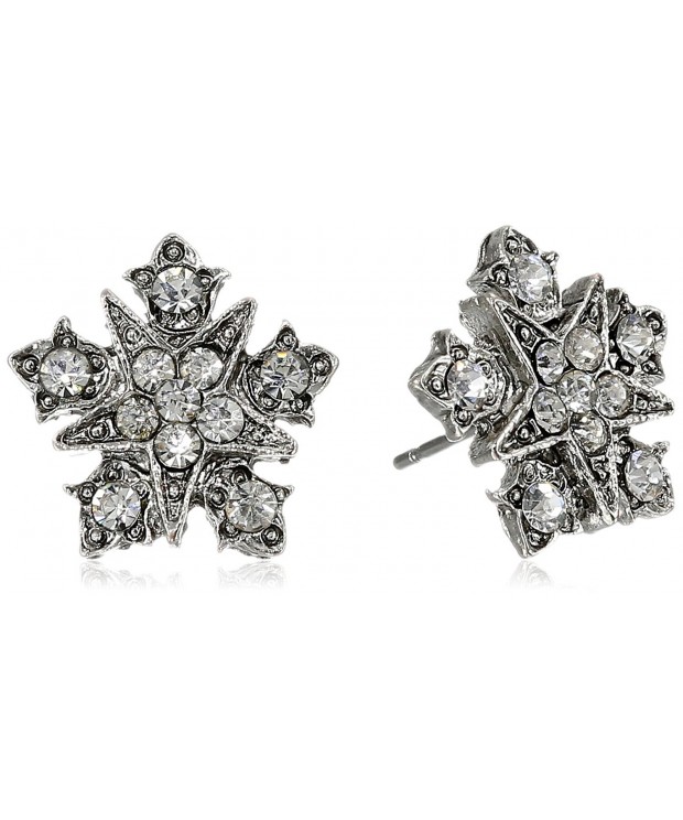 Downton Abbey Stardust Silver Tone Starburst