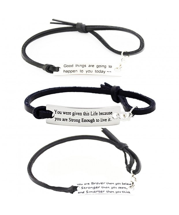 Assorted Different Inspirational Encouragement Bracelet