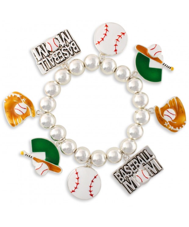 Heirloom Finds Baseball Stretch Bracelet