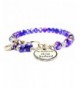 Sapphire Crystal Memory Husband Bracelet