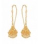 GoldNera Traditional Bollywood Classic Earrings