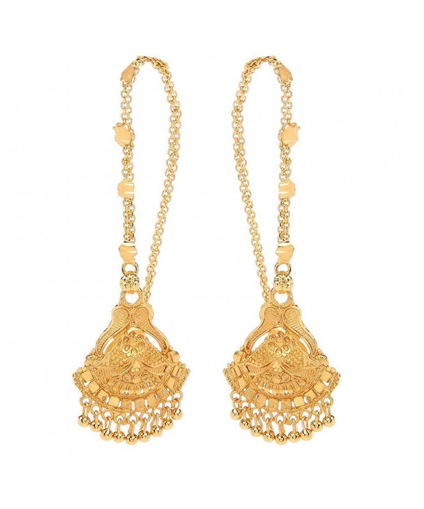 GoldNera Traditional Bollywood Classic Earrings