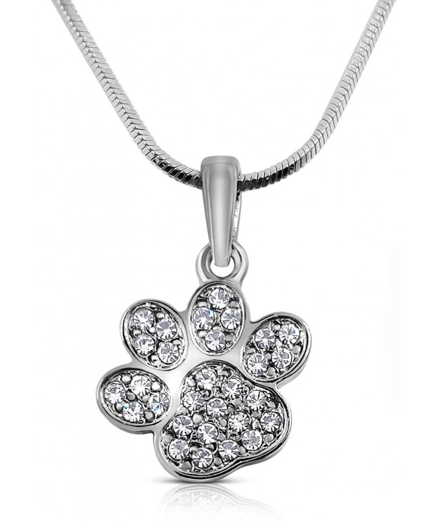 Petite Sparkling Crystal Pendant Necklace