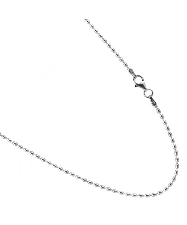 Sterling Silver Chain Italian Necklace