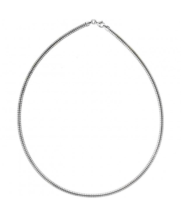 Stainless Steel Omega Necklace Women