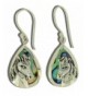 Horse Abalone Sterling Silver Earrings