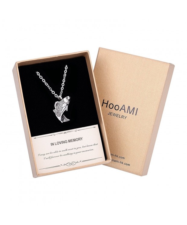 HooAMI Cremation Jewelry Memorial Necklace