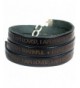 Blessed Loved Thankful Leather Bracelet