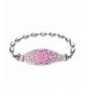 Divoti Engraved Bracelet Stainless Pink 6 0