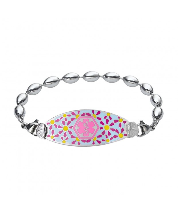 Divoti Engraved Bracelet Stainless Pink 6 0