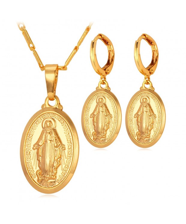 U7 Jewelry Religious Necklace Earrings